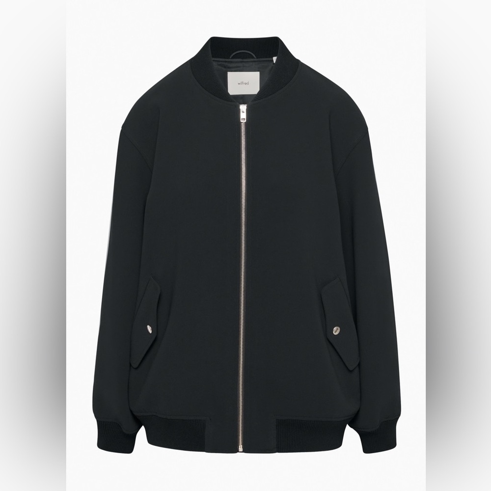 Aritzia Wilfred Numbers Bomber Jacket